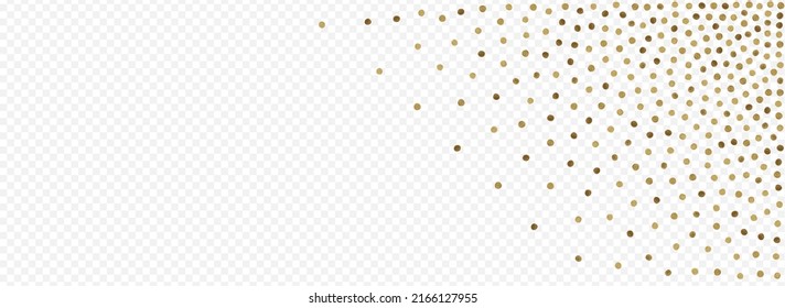 El Vector De Navidad De La Secuencia Dorada Fondo Panorámico Transparente. Ilustración De Lluvia De Lujo. Papel de escritorio rico en dorado. Textura abstracta de Confetti.