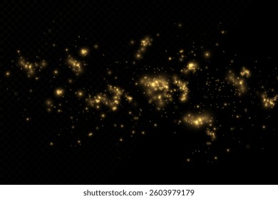	
Golden sequins glow with many lights. Glittering dust. Luxurious background of golden particles.	