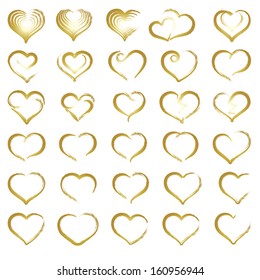 56,941 Gold heart icon Images, Stock Photos & Vectors | Shutterstock