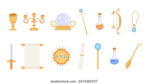 Golden Set of Magic Items