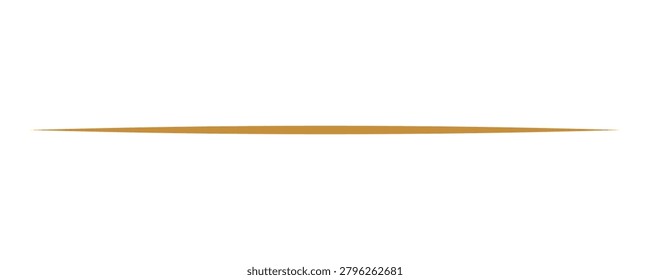 Golden sewing needle, thin silhouette, golden color golden needle