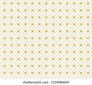 Golden Shape Seamless pattern Vector Background