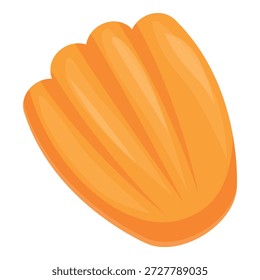 Madeleine dourada em forma de concha, um pequeno bolo de esponja, incorporando a tradição culinária francesa