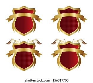 golden shield art set