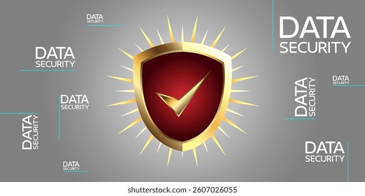 Golden shield data security protection concept