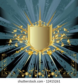 golden shield design