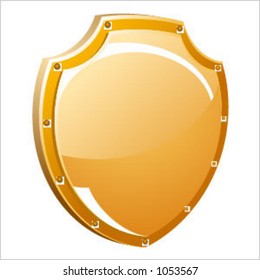 golden shield icon