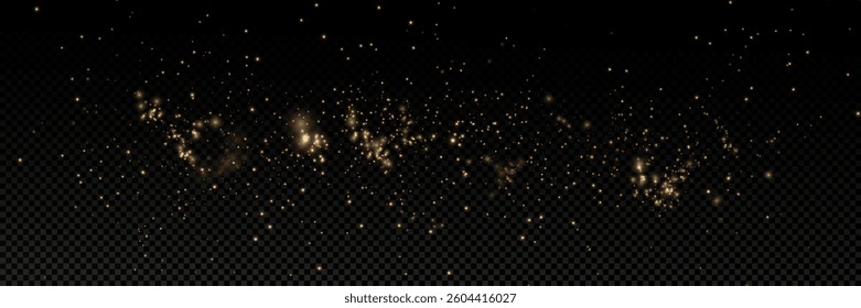 Golden Shimmer. Magic Particles.
Luxury Glow.Golden Dust.