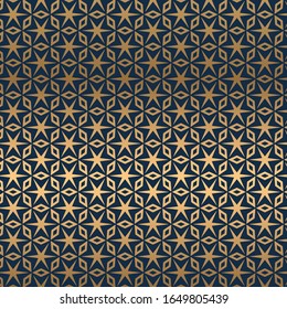 Patrón geométrico de brillo dorado. Patrón vectorial sin problemas. Textura vectorial. Elegante diseño en tonos marrones para tapizados, fondo y relleno de páginas.