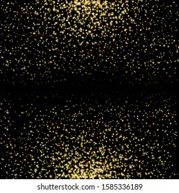 golden shiny dots. abstract background for greeting card