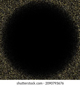 Golden shiny particles. Festive background.