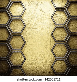 golden and silver background