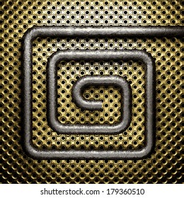 golden and silver background
