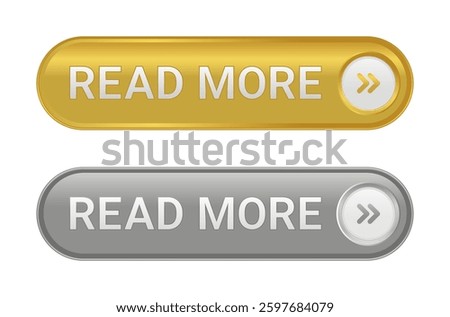Golden and silver CTA button: Read more.