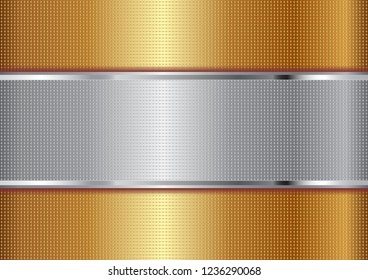 golden and silver textured background