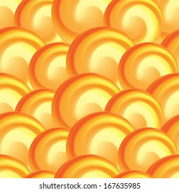 Golden skin seamless pattern, vector illustration for your design, eps10.