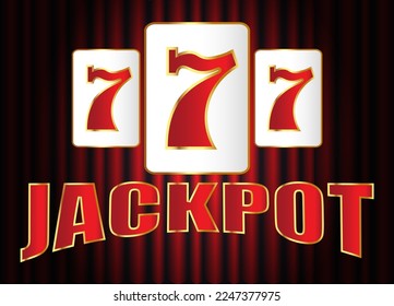 Golden slot machine wins the jackpot