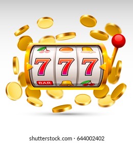 Slot Machine Lucky Sevens Jackpot Concept Stock Vector (Royalty Free ...