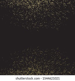 Golden snow isolated on black background, icon vector illustration
	
