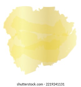 Golden soft watercolor background  vector