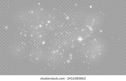 Golden sparkle: Christmas celebration bokeh light background PNG. Light up your festivities with a yellow glowing dust ensemble with flickering glow, confetti bokeh lights and dynamic particle movemen