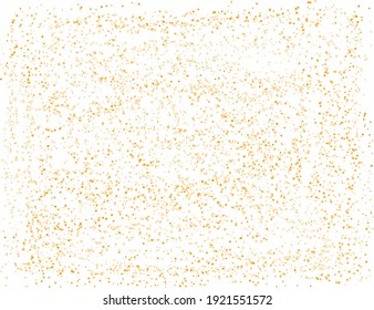 Golden Sparkles And Dots, Gold Glitter Background, Abstract. Vector Illustration.