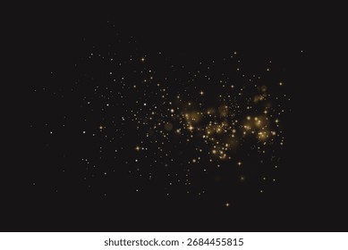 Goldene Funkeln, elegant auf dunkler Hintergrund-Oberfläche dargestellt