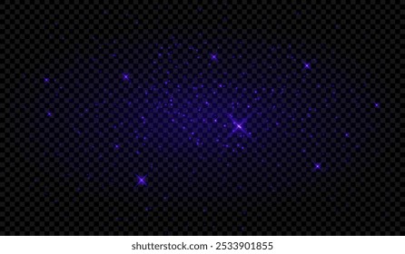 Golden sparkles. Glitter, shining particles, stars, festive glow, magic light, abstract, shimmer, glowing effect, celebration, transparent background, twinkle, bright, radiant.