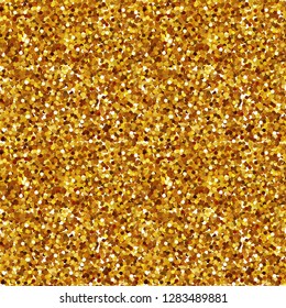 Golden sparkles, seamless pattern