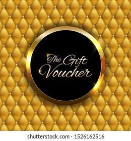 Golden sparkling glossy frame abstract background. Can be used for invitation, postcards and vouchers. Vector Illustration EPS10