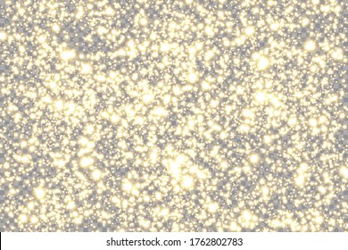 Golden sparks glitter special light effect. Vector sparkles on transparent background. Christmas abstract pattern. Sparkling magic dust particles