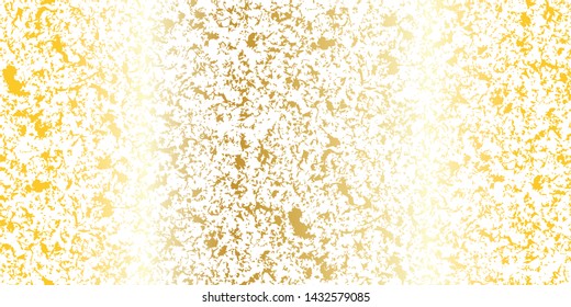 Golden speckles on white background.  Recycled speckled elements natural terrazzo camouflage textured surface seamless repeat vector pattern. Grunge, cement, concrete.  Gravel.