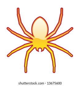 Golden Spider Icon
