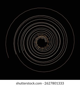 Golden Spiral Abstract Background Creates a Unique and Hypnotic Swirl