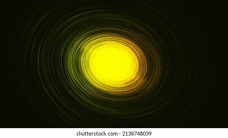 Golden Spiral Black hole on Galaxy background with Milky Way spiral,Universe and starry concept design,vector