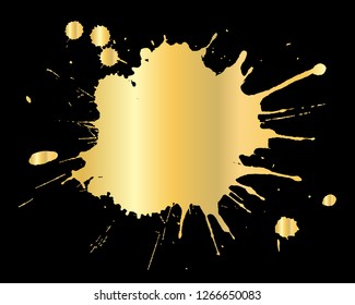 Golden splash background