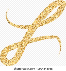 Goldener Splash, moderner, transparenter Hintergrund. Luxus-Polka-Hintergrund. Gold-Sequin-Light-Postkarte. Konfetti-Leuchtmuster.