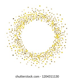 Golden splash on white background. Graphic concept for your design