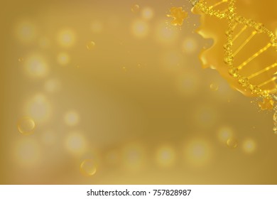 golden splash with space for text, gold background. illustration vector.