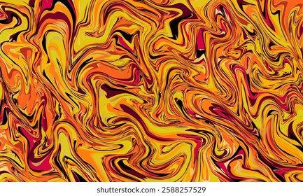 Golden splashes layered over a liquid marble-inspired abstract background.