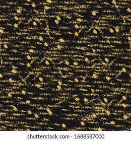 Golden spray paint seamless pattern. Gold airbrush background. Grunge texture. Vector isolated stencil illustration. 
