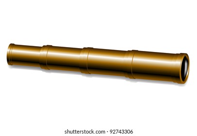 Golden spyglass