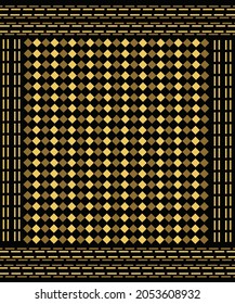 golden square background image  against a black background  for the luxury of work
