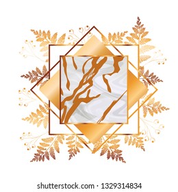 golden square with frame icon