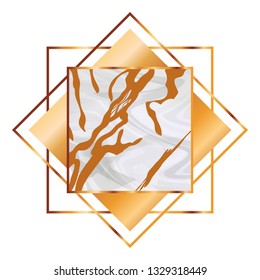 golden square with frame icon