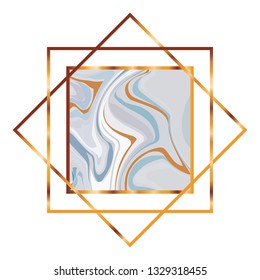 golden square with frame icon