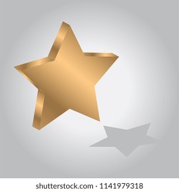 Golden Star - 3d