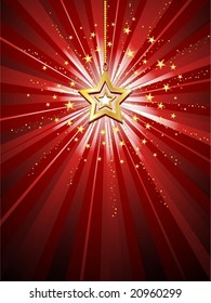golden star background