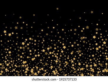 Golden Star Background Falling Spark Design Stock Vector (Royalty Free ...