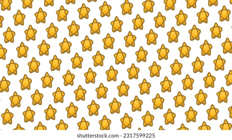 golden star collection background pattern